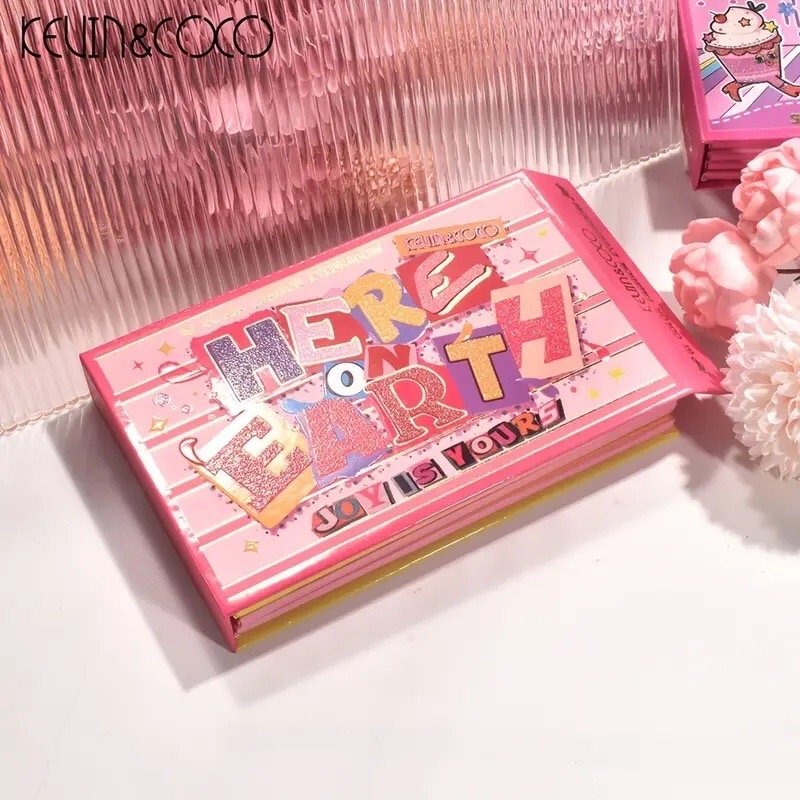 KEVIN&COCO 51 Color Fashion Eyeshadow Palette พาเลท ทาตา 45 สี บลัชออน ไฮไลท์ 6 สี