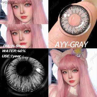 【EYESHARE】คอนแทคเลนส์คอสเพลย์  AYA คอนแทคเลนส์ผี คอนแทคเลนส์รายปี สีขาว Anime 2 ชิ้น   คอนแทคเลนส์สี 1 ปี 14.5mm