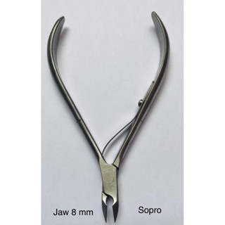 Sopro คีมตัดหนัง คีมตัดเล็บ รุ่น Platinum Stainless Steel Cuticle Nippers  Jaw 8 mm