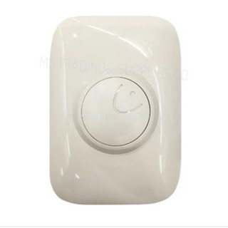 สวิตช์กดกระดิ่ง BTICINO 89YL สีขาวPush bottom door bell