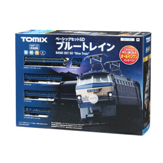 โมเดลรถไฟ TOMIX 90185 N Scale Basic Set SD Blue Train EF66 หัว 1 คัน ตู้ 4 คัน