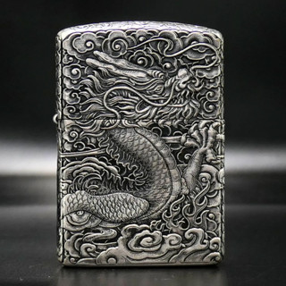 Zippo ไฟแช็กรุ่น ZCN0138  Auspricious Dragon ของแท้ รับประกันตลอดชีวิต นำเข้าและจำหน่ายโดยตัวแทนจำหน่าย