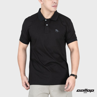 GALLOP : Mens Wear PIQUE POLO SHIRTS เสื้อโปโล ผ้าปิเก้ สีพื้น รุ่น GP9068 โทนสีคลาสสิก / ราคาปกติ 1490.-