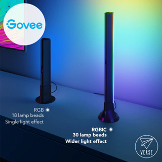 Govee RGBIC TV Light Bars ไฟแท่งติดทีวี 55-75 นิ้ว ไฟแท่งวางข้างทีวี เปลี่ยนสีตามจังหวะเพลง สามารถสั่งการด้วยเสียง