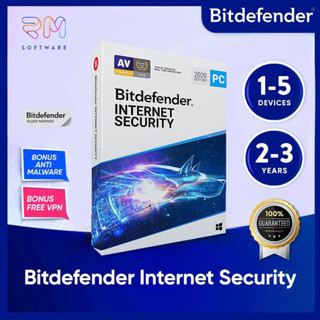 Bitdefender Internet Security Antivirus [ 1 - 5 Devices / 2ปี / 3ปี ] - ORIGINAL Latest Version