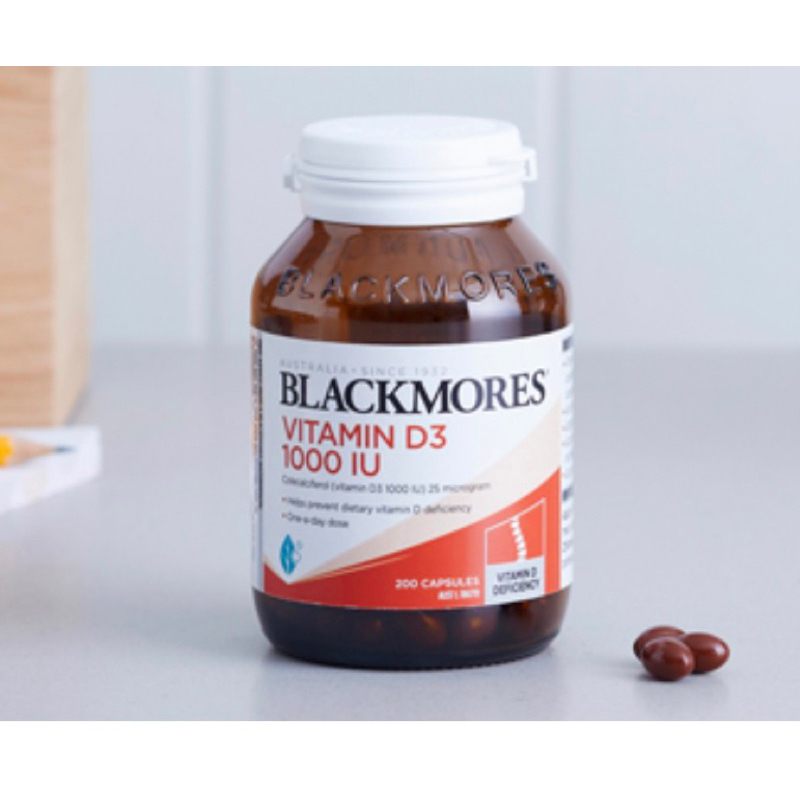 Blackmores Vitamin D3 1000IU Bone Health Immunity 200 Capsules