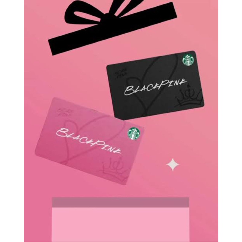 Starbucks Card BlackPink🩷🖤