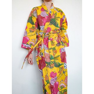 Marais Indian handblok Cotton Robe