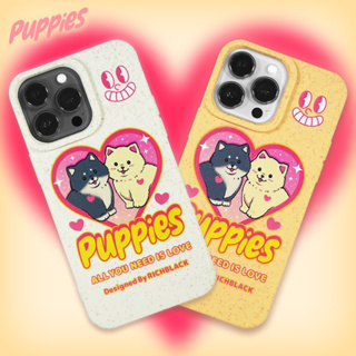 RichBlackcase 💯Two Puppies 🐶 ส่งฟรี✅เคสไอโฟน 15/15Pro/15Plus/15Promax