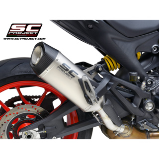 SC-Project ท่อไอเสียสำหรับ DUCATI MONSTER 937 (2021 - 2022) | SC1-S Muffler, carbon fiber