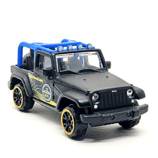 Majorette Jeep Wrangler Rubicon - Jeep Trail Spec - สีดำด้าน /scale 1/60 (3 inches) no Package