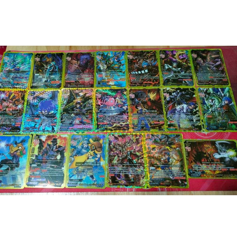 รวมการ์ดฟรอยแยกใบ หลังกล่อง BFT-S-SP03-1 , BFT-S-SP03-2 บัดดี้ไฟท์ Buddyfight ภาค ชิน