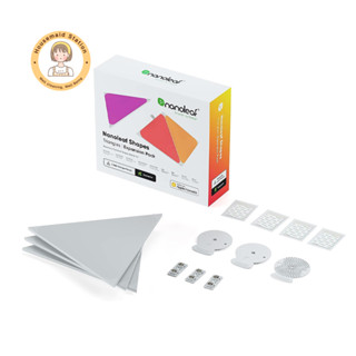 Nanoleaf Shapes Triangle Expansion 3 Pack ชุดไฟตกแต่งห้องอัจฉริยะ รับประกัน 2 ปี By Housemaid Station