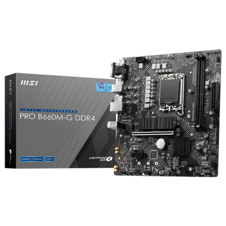 MSI PRO B660M-G DDR4 Mainboard