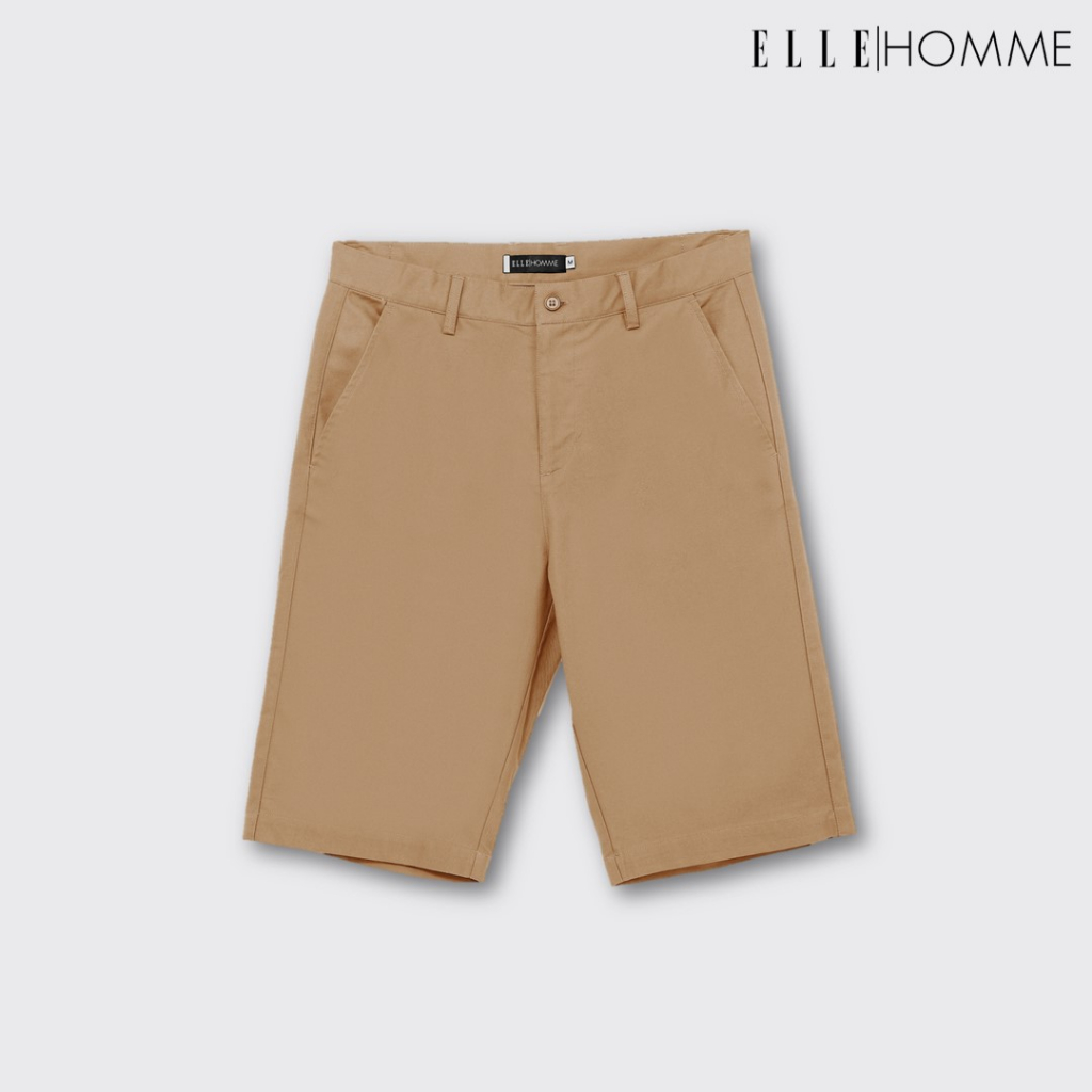 ELLE HOMME | กางเกงขาสามส่วน กระเป๋าลึก ระบายอากาศได้ดี มียางยืดปรับขนาดเอวได้ | W8L272