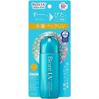 Biore UV Aqua Rich Aqua Protect Lotion SPF50+ PA++++ กันแดดน้ำตบ ขนาด 70ml.