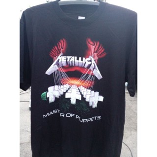 เสื้อยืด metallica สกรีนลาย