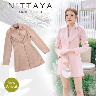 ราคาถูกที่สุด!! NITTAYA เดรสสูทแขนยาว