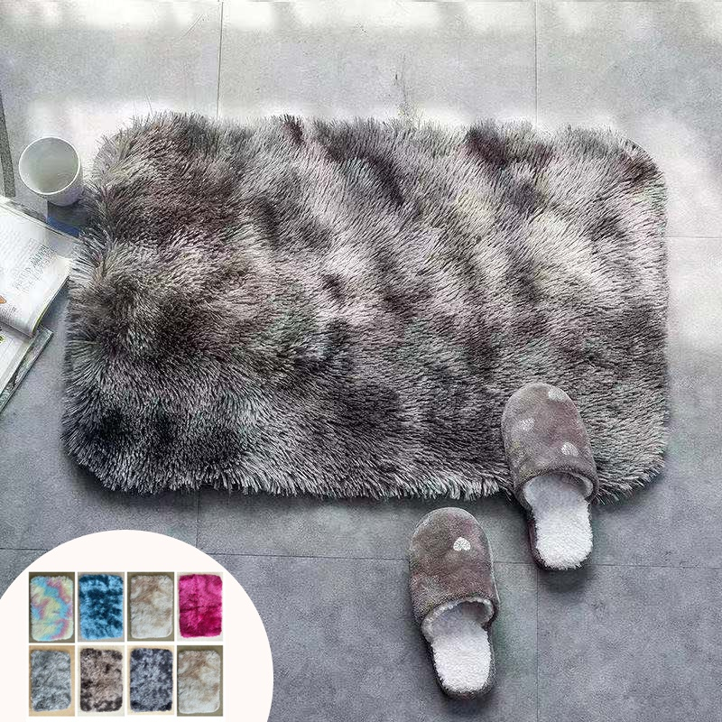 พรมปูหน้าประตู พรมสี่เหลี่ยม ขนาด40*60cm พรมแต่งบ้าน ผ้านุ่ม คุณภาพดี