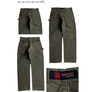 RIGG WORK WEAR WRANGLER กางเกงทรงช่างมือสอง size 32