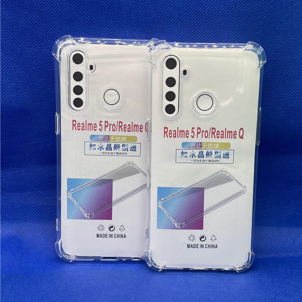 Case Realme เคส realme 5 pro ตรงรุ่น แบบ TPU ใสเสริมขอบและมุมกันกระแทก ส่งไว จาก กทม