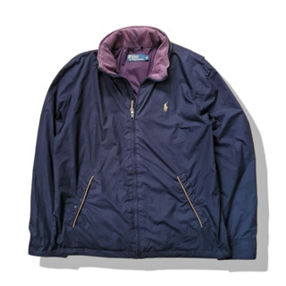 Polo Ralph Lauren Navy Blue Hooded Jacket รอบอก 46”