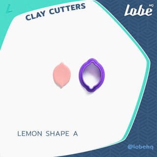 Lemon Shape A Clay Cutter/ Clay Tool/ Plastic Polymer Cutter/ Polymer Clay Cutter/ แม่พิมพ์กดดินโพลิเมอร์รูปทรงลูกเลม่อน