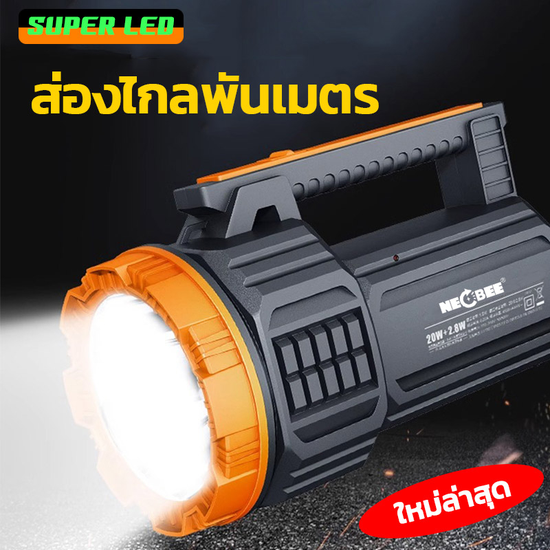 neobee ขายดี ไฟฉายแรงสูง Led ไฟหน้า+ไฟข้าง สว่างเป็นพิเศษ ชาร์จซ้ำได้ ชาร์จไฟบ้านพร้อมสาย เก็บในตัว – โปรปัง
