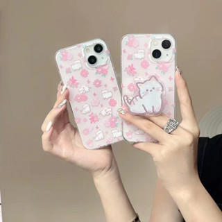 ✨สไตล์ใหม่✨เคสไอโฟน 14 Pro Max เคส for 11 12 13 Pro Max แมว griptok เคสพกพาสะดวก iPhone 13 Case เคสกันกระแทก