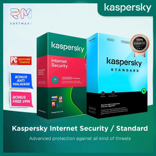 Kaspersky Internet Security and Kaspersky Standard Antivirus - ORIGINAL - Latest Version
