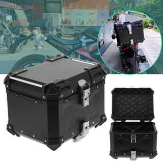 Aries306 Universal Black 45L Motorcycle Adventure Aluminum Top Case Tail Box Luggage