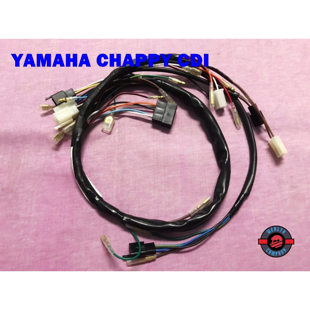 #ชุดสายไฟมอเตอร์ไซค์ YAMAHA CHAPPY CDI  // Wire Wiring Set