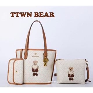 กระเป๋าทรงช้อปปิ้งหมี แบรนด์แท้TTWN BEAR ✨พร้อมส่ง✨