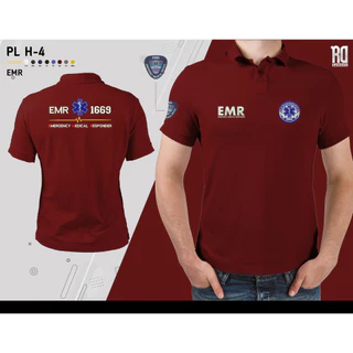 เสื้อโปโลEMR ชุดกู้ชีพ ชุดกู้ภัย งานปัก PL H-4