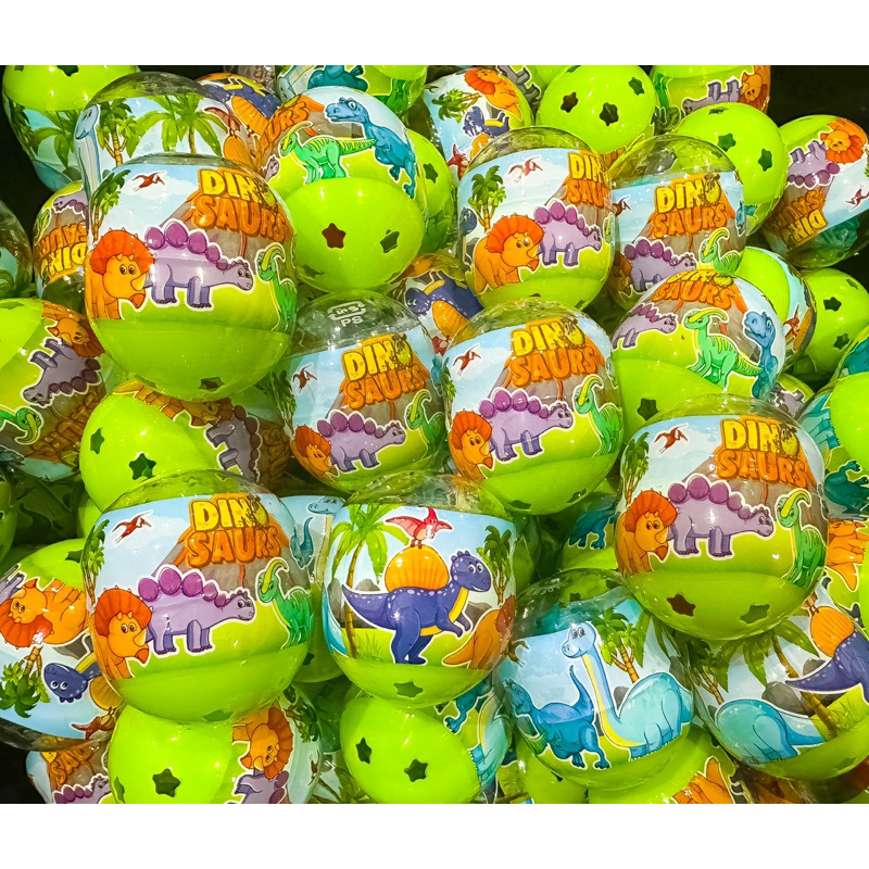{พร้อมส่งในไทย } ไข่ซีนไดโนเสาร์ ไข่เซอร์ไพร์ ไข่หมุน ไข่สุ่มไดโนเสาร์ เซต10ใบ 50บาท