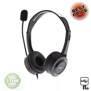 Headset OKER (X-490) Black ประกัน 1Y หูฟัง เฮดเซ็ท