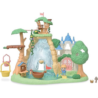 [Japan Toy Awards 2023 Character Toy Category Excellence Award] Sylvanian Families Family Trip Ouchi [Himitsu no Mori no Big Waterfall] Cor 75 ST Mark Certification 3 Years Old Toy Dollhouse Sylvanian Families EPOCH