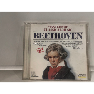 1 CD MUSIC  ซีดีเพลงสากล  MASTERS OF CLASSICAL MUSIC VOL. 3 L. v. BEETHOVEN    (A19J34)