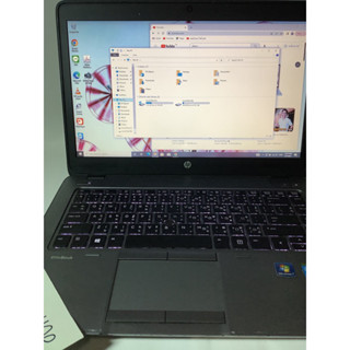 Notebook HP i5/HP Elitebook 840G2 Core i5-5300U Gen 5 CPU2.30 GHZ/DDR3L 8 GB/SSD 256/OUT VGA,DP/แบตเก็บ/มี อเดป/USB 3.0