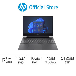 [ผ่อน 0%] HP Victus Gaming Laptop 15-fa0204TX Core i7-12700H/ 16GB/ 512GB/ RTX 3050 4GB/ Win11 / 2Yrs Onsite