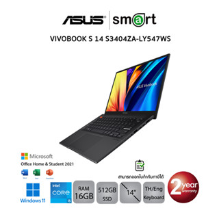 ASUS VIVOBOOK S 14 S3404ZA-LY547WS/i5-12500H/16GB/512GB/win11+Office (INDIE BLACK)