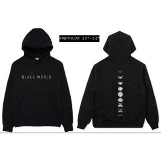 เสื้อฮู้ด oversize BLACK WORLD