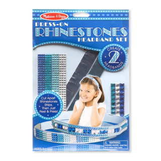 ชุดประดิษฐ์ที่คาดผม Melissa &amp; Doug Press-On Rhinestones Headband Set