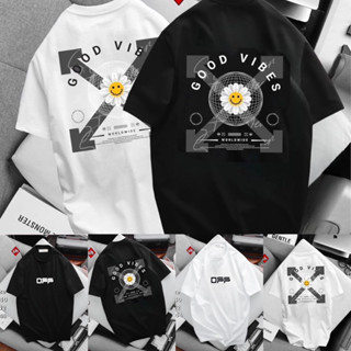 เสื้อยืดแขนสั้น Off White 🌻 Unisex 👱🏻‍♂️👩🏼‍🦰 cotton 💯 ผ้านุ่ม ใส่สบายตัว พร้อมส่งจากไทย 🚚 ร้านค้าจัดส่งไว