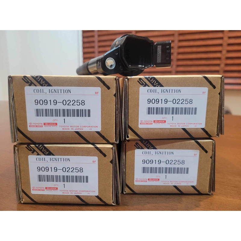 คอยล์จุดระเบิด 90919-02258 Denso Toyota  แท้แน่นอน