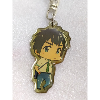 ของแท้จากญี่ปุ่น พวงกุญแจ ที่ห้อยกระเป๋า Your Name Kimi no Na wa หลับตาฝัน ถึงชื่อเธอ Tachibana Taki Keychain