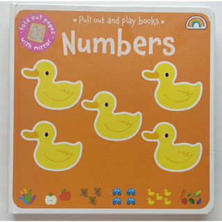 **มือสอง** หนังสือบอร์ดบุ๊ค ภาษาอังกฤษ Pull out and play books Numbers