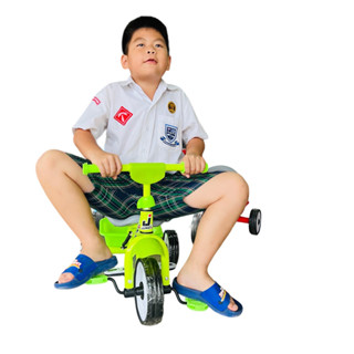 Rctoystory จักรยาน 3 ล้อ ปั่น สามล้อ มีด้ามเข็น ปั่นได้