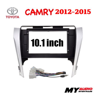 หน้ากาก CAMRY 2012-2015 สำหรับจอ 10.1 นิ้ว พร้อมปลั๊กตรงรุ่น