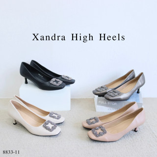 Mgaccess Xandra High Heels Shoes 8833-11 รองเท้าคัทชู